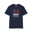 "USHST" Navy Blue Cotton Tee
